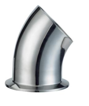 الفولاذ المقاوم للصدأ الصحي BPE.BS4825 2CMP-AS1528.3 JN-FT-20 5009 90 درجة الكوع المثبت