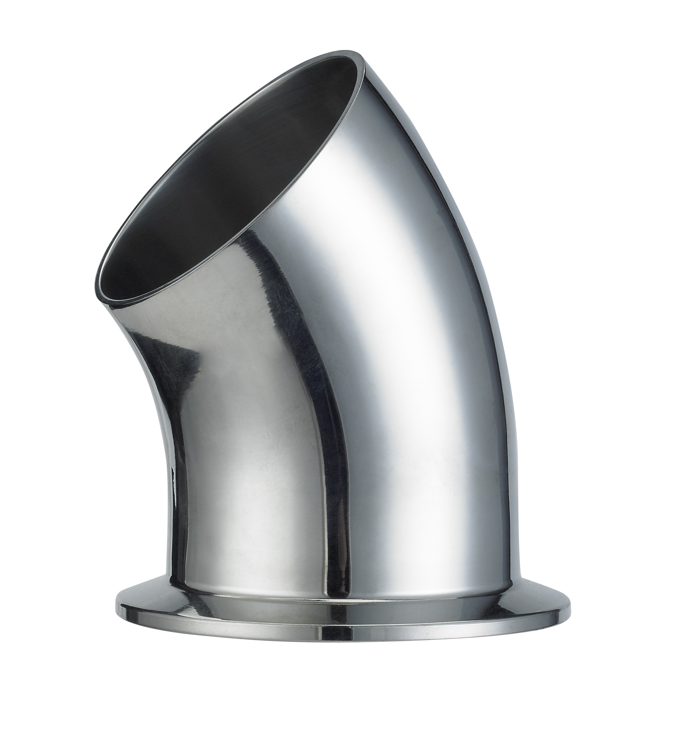 الفولاذ المقاوم للصدأ الصحي ISO2037 BPE-2KMP BPE JN-FT-20 7003 45 درجة الكوع المشبك القصير 