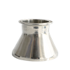 BPE JN-FT-20 7019 ISO / IDF الفولاذ المقاوم للصدأ 31 / 32-14MP المشبك اللحام نهاية تركيب الأنابيب المركزة المخفض