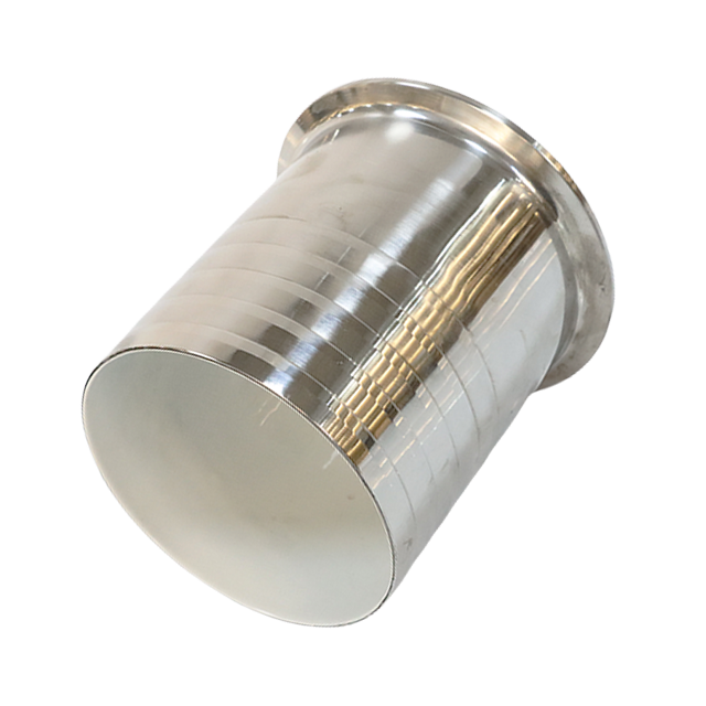 الفولاذ المقاوم للصدأ الصحي الغذاء الصف PTFE مبطن ثلاثي المشبك إلى خرطوم محول خرطوم تركيب الأنابيب الشائكة