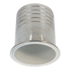 الفولاذ المقاوم للصدأ الصحي الغذاء الصف PTFE مبطن ثلاثي المشبك إلى خرطوم محول خرطوم تركيب الأنابيب الشائكة