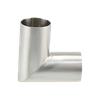 الفولاذ المقاوم للصدأ SMS ISO-L2KS ISO/IDF JN-FT-20 4002 كوع زاوية مصقول بدرجة الطعام