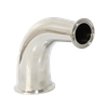 الفولاذ المقاوم للصدأ الصحي ISO/IDF DIN-2WK DIN JN-FT-20 1001 قياسي 90D كوع ​​مثبت