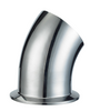 الفولاذ المقاوم للصدأ الصحي ISO2037 BPE-2KMP BPE JN-FT-20 7003 45 درجة الكوع المشبك القصير 